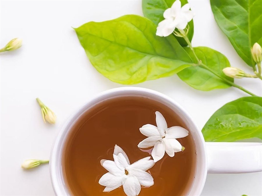 ชามะลิหอมจากกลิ่นผสมอาหารธรรมชาติ